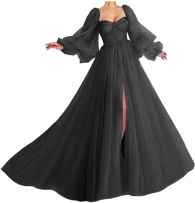 black wedding dress