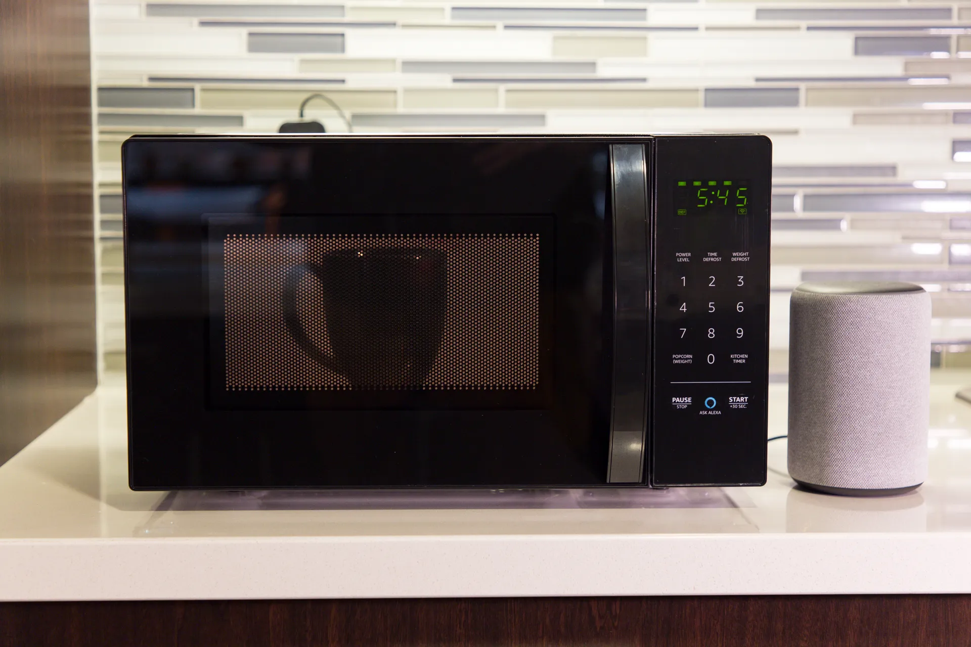 A microwave.