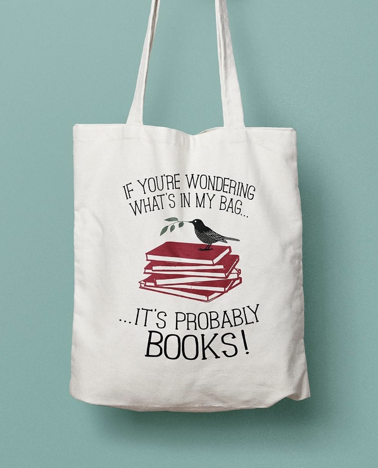 bookish tote bags