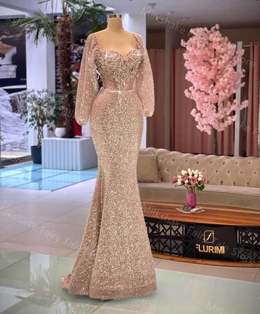 champagne formal dresses