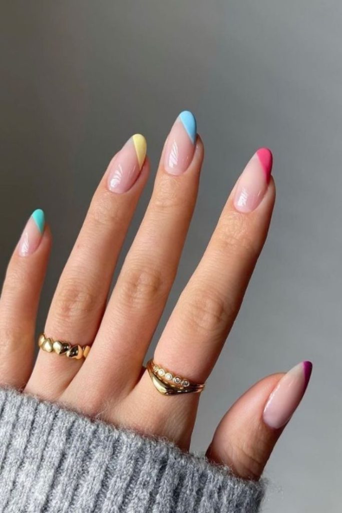 Rainbow Nails