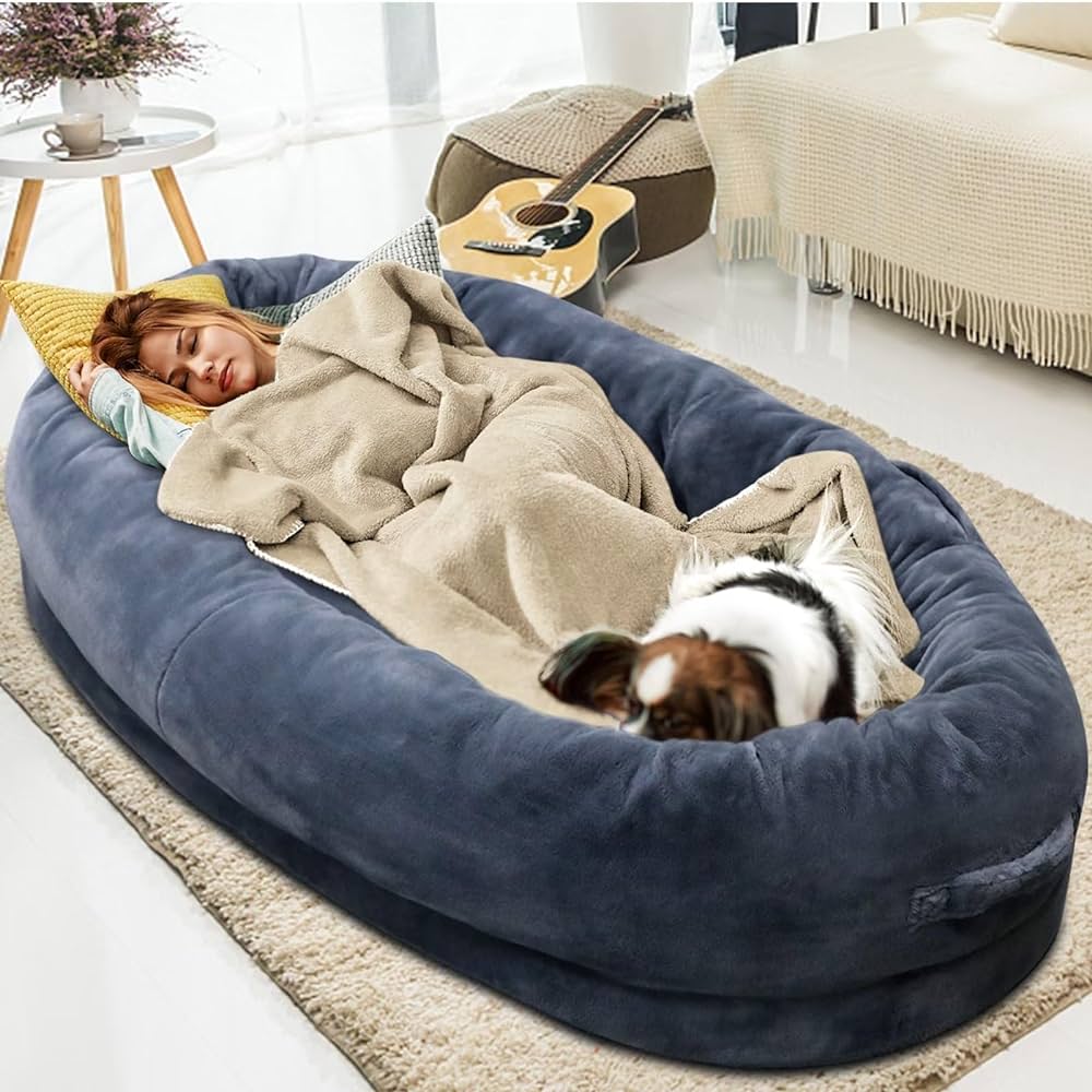 human sized dog bed