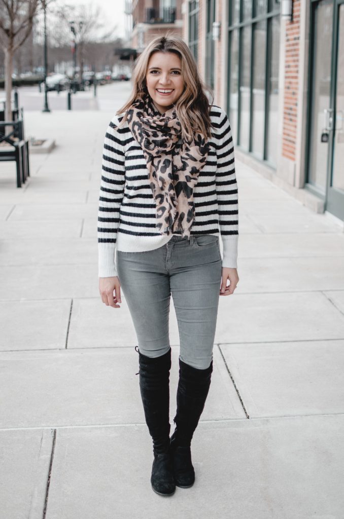 Grey jean outfits are a versatile wardrobe staple that can be dressed up or down for various occasions. Their neutral hue provides
