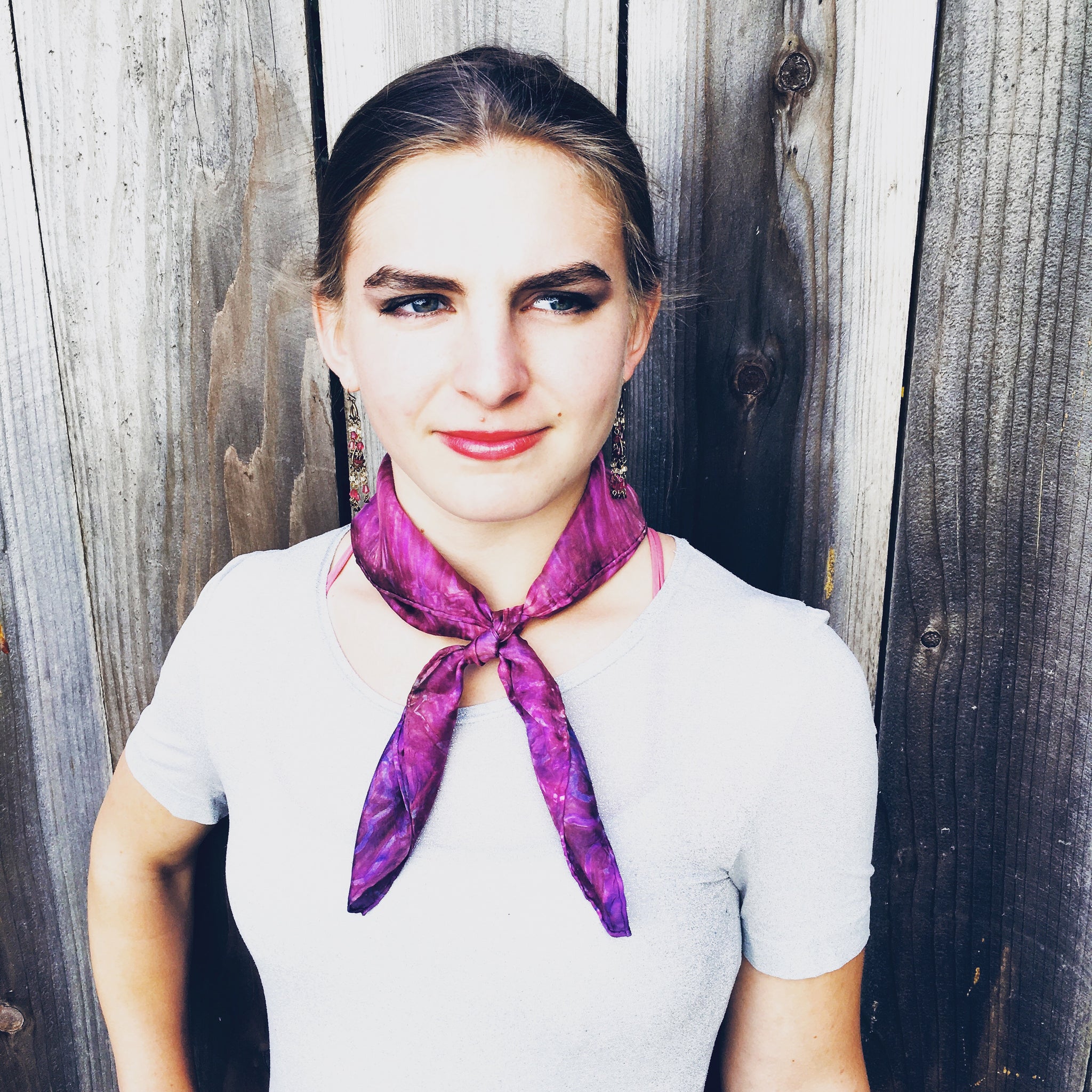 silk bandana scarf