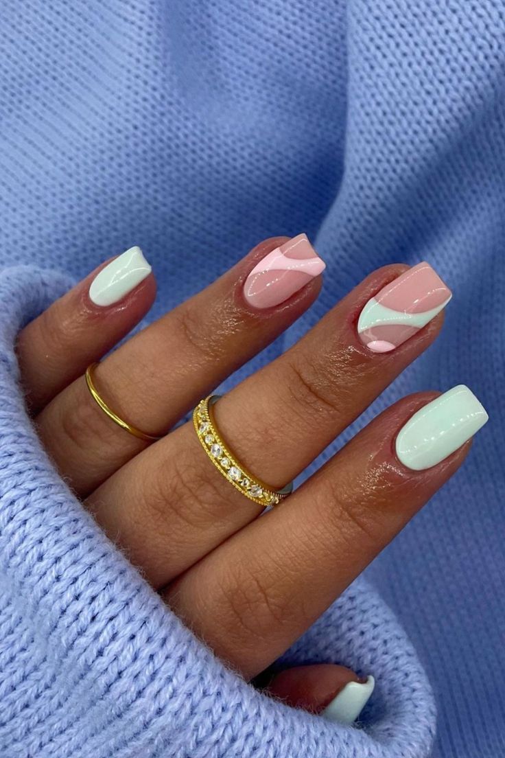 Short Square Nails