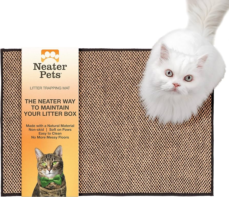 cat litter stuck in paws