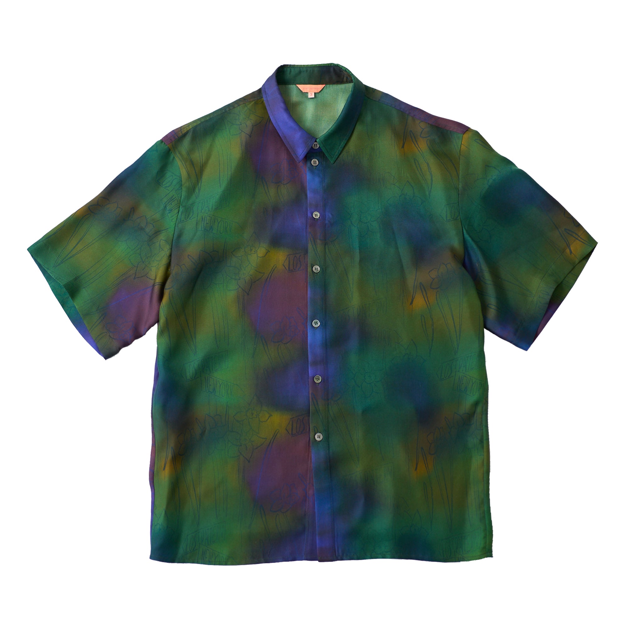 men silk shirt