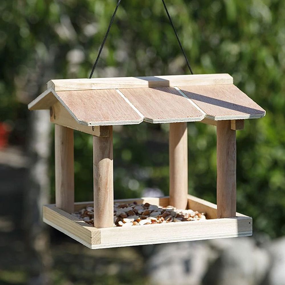 home made bird feeder