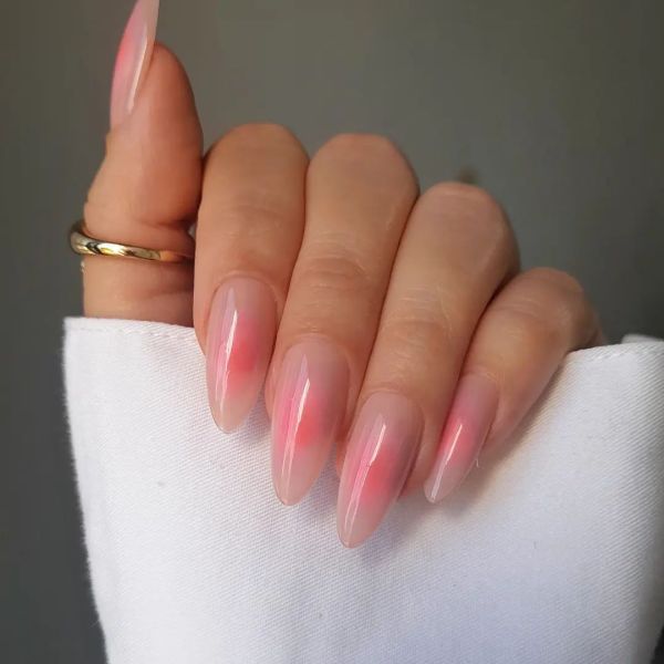 acrylic nails with gel polish