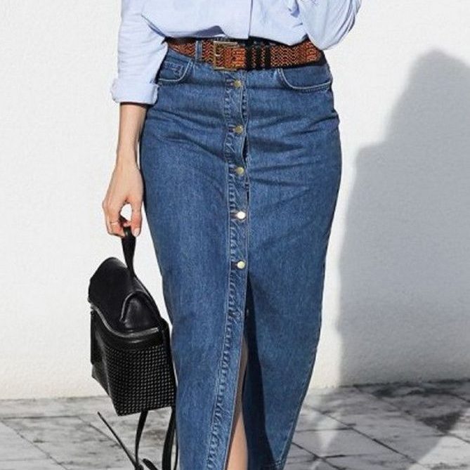 denim skirt