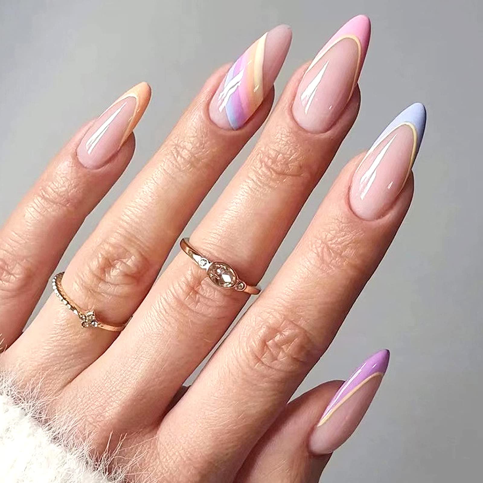 Fall French Tip Nails