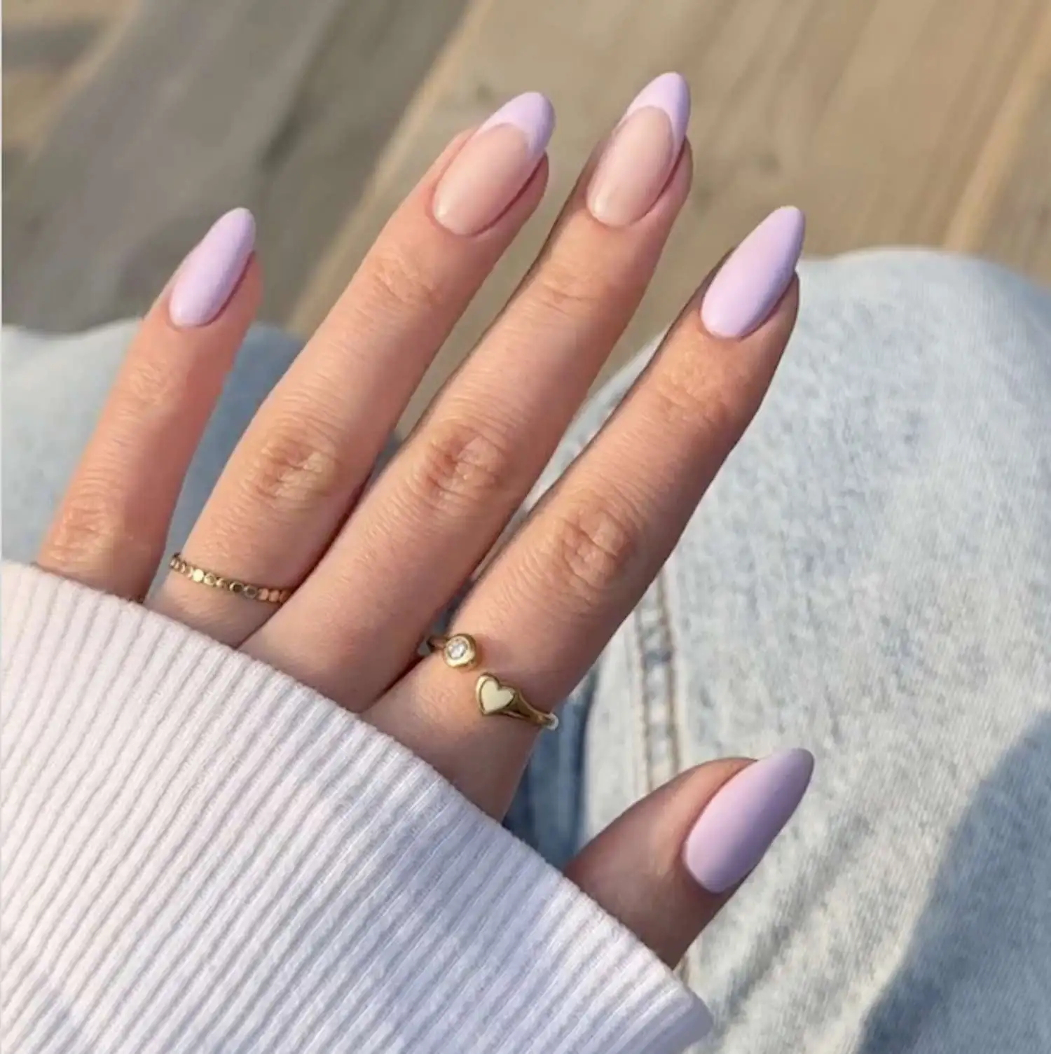light pink nails