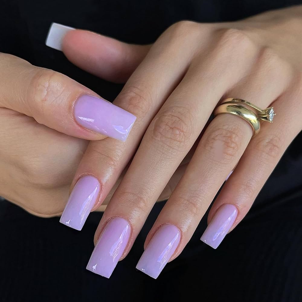 light pink nails