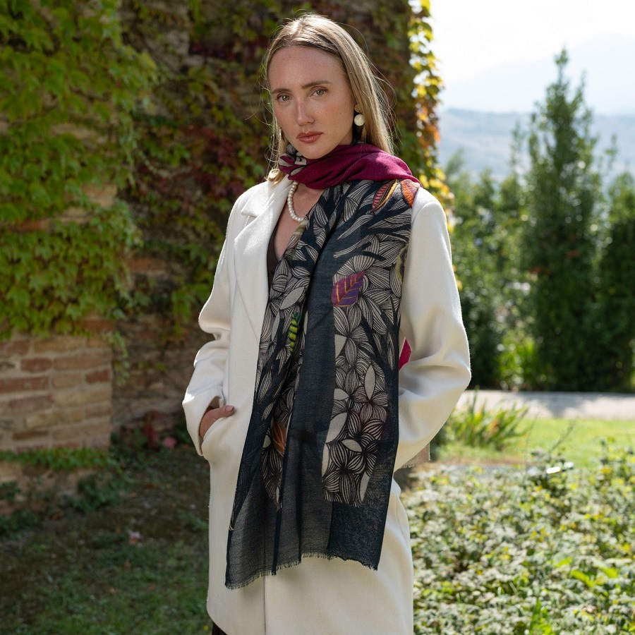 Wool scarf women
