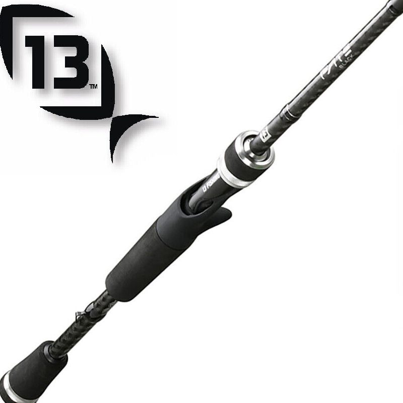 black baitcaster rod