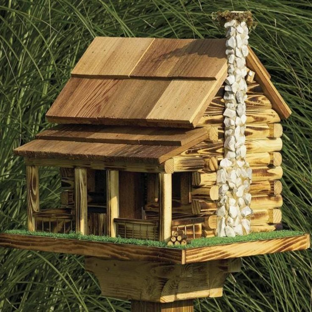 popsicle stick bird feeder