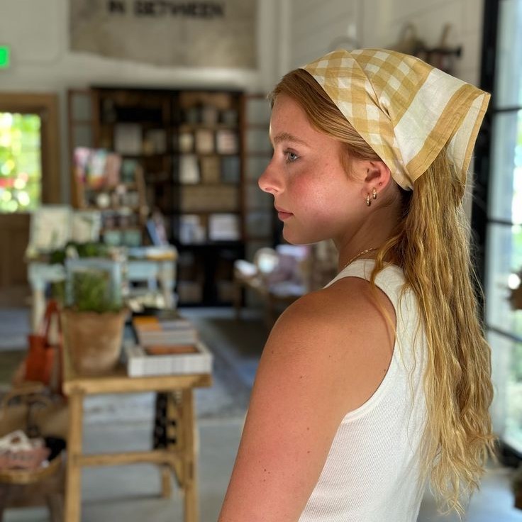 hair scarf tutorial