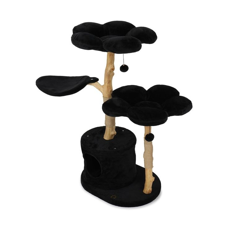black cat tree