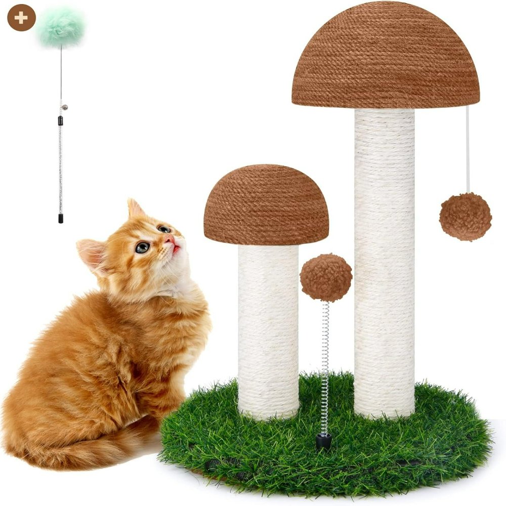 mushroom cat tree