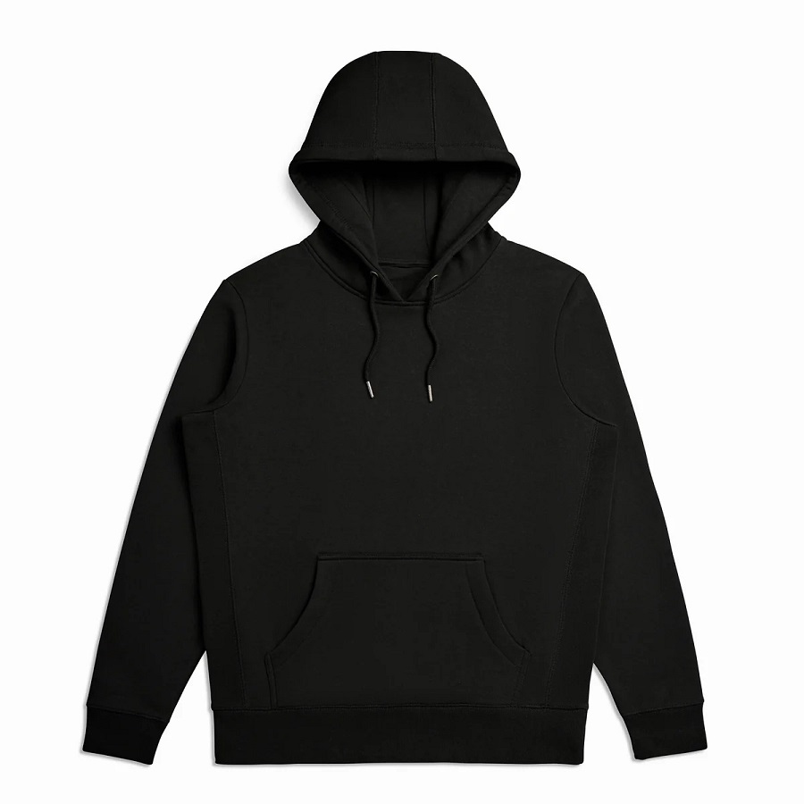 black sweatshirt