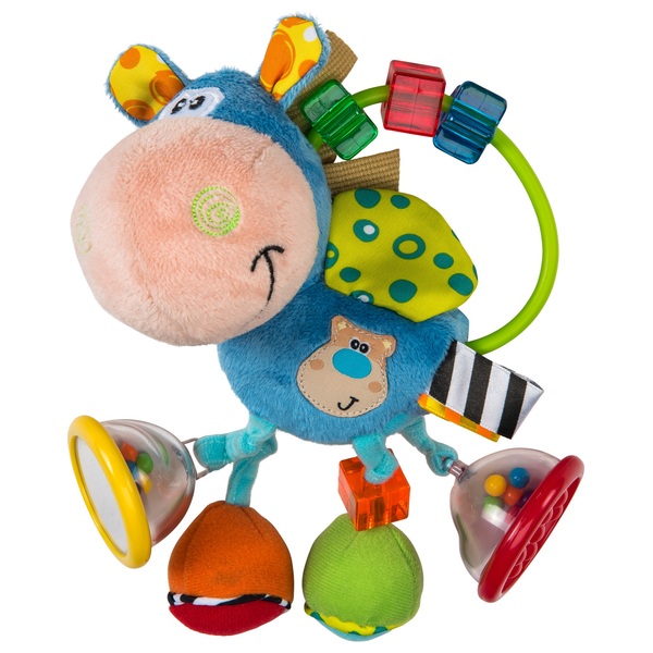 blue baby rattle