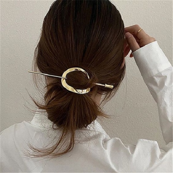 hair clip with stick