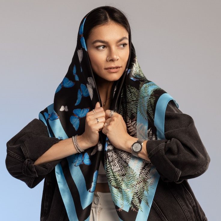 silk scarves for women