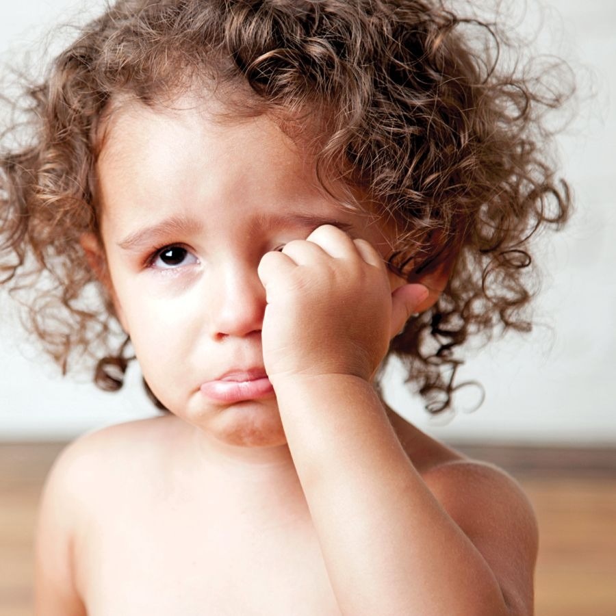 crying toddler