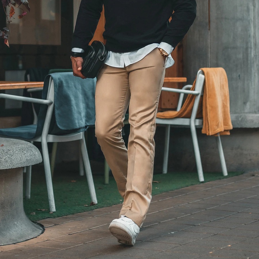 black shirt go with brown pants
