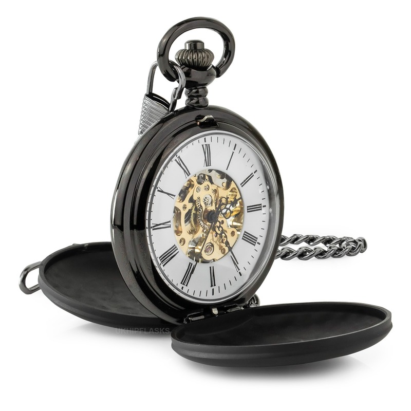 Black pocket watch