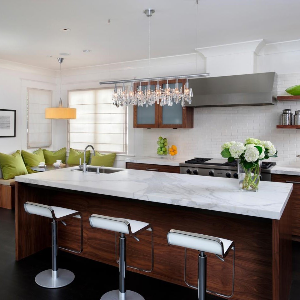 modern kitchen island