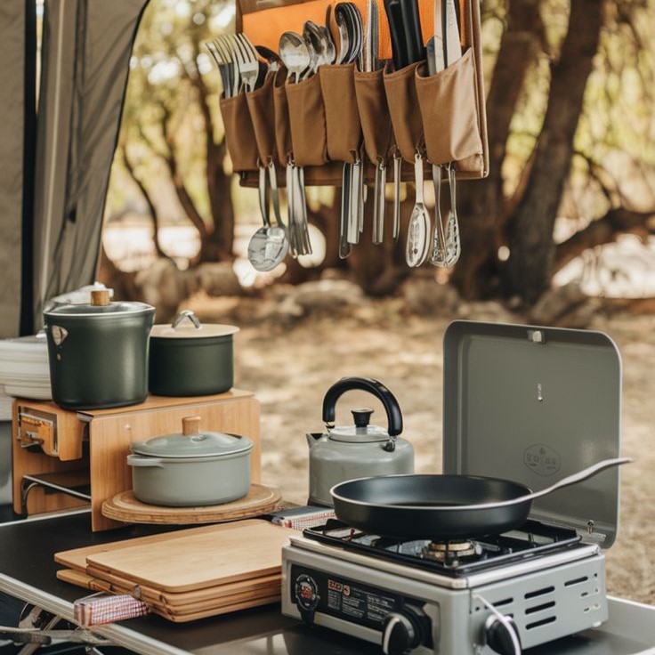 camp kitchen setup
