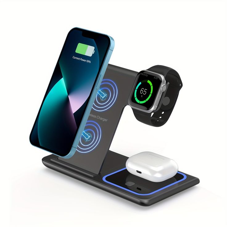 Portable Wireless 3-in-1 Charger