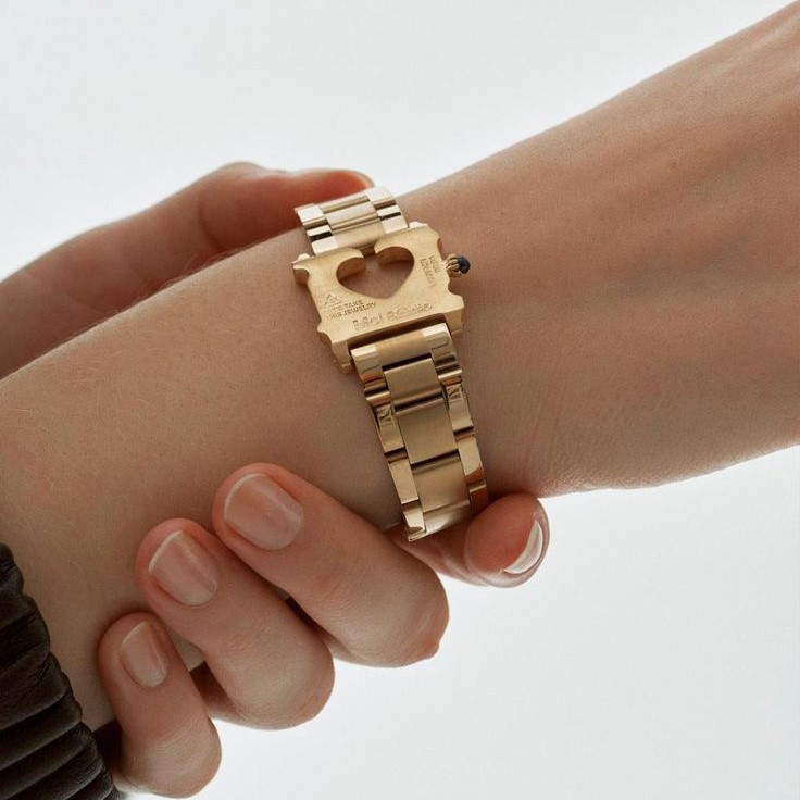 bronze watch bracelet