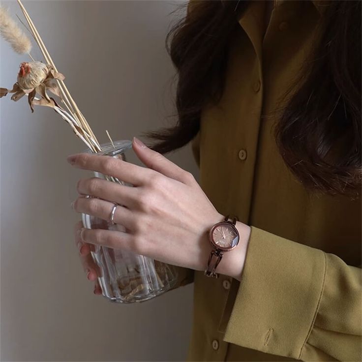 bronze watch bracelet
