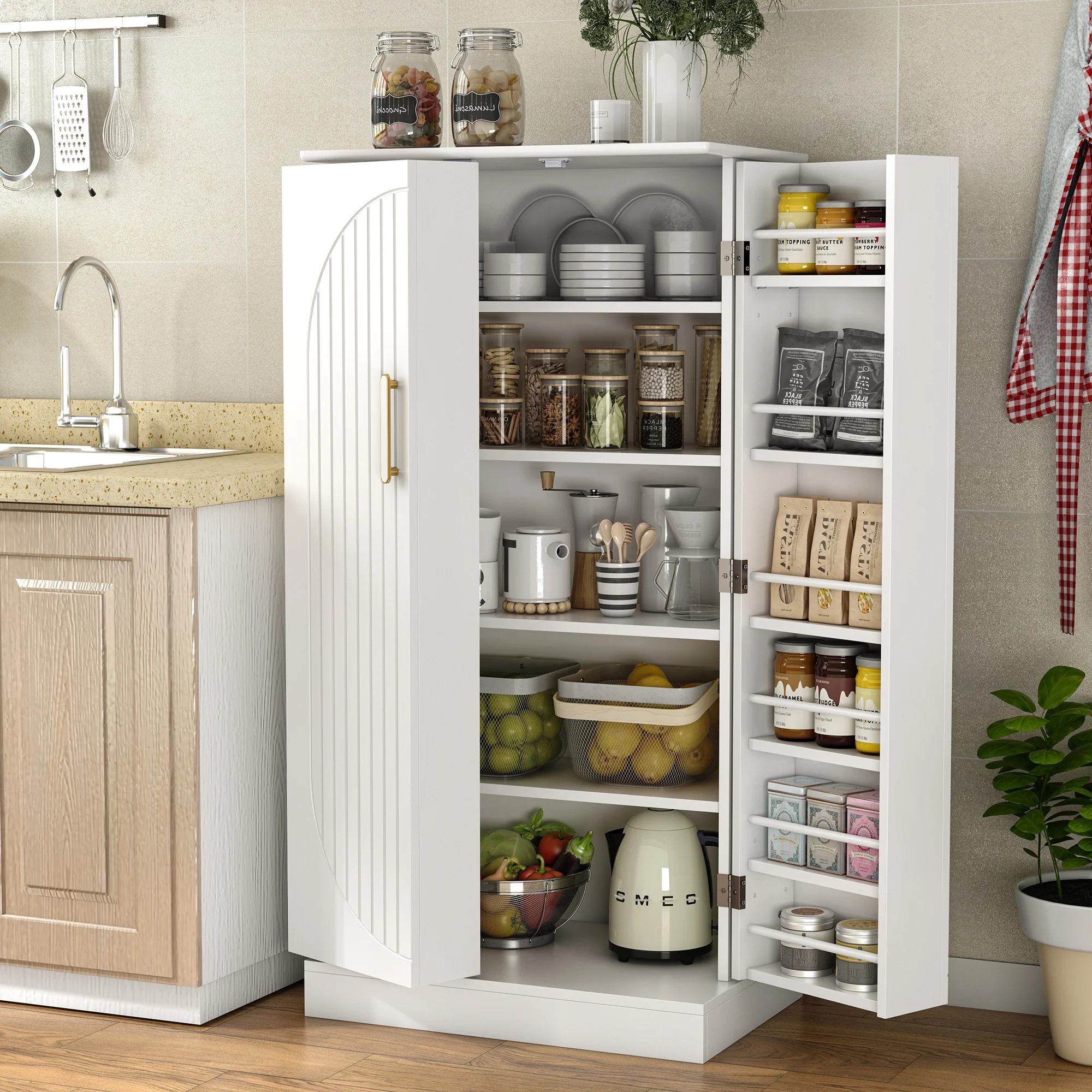 kitchen pantry storage cabinet