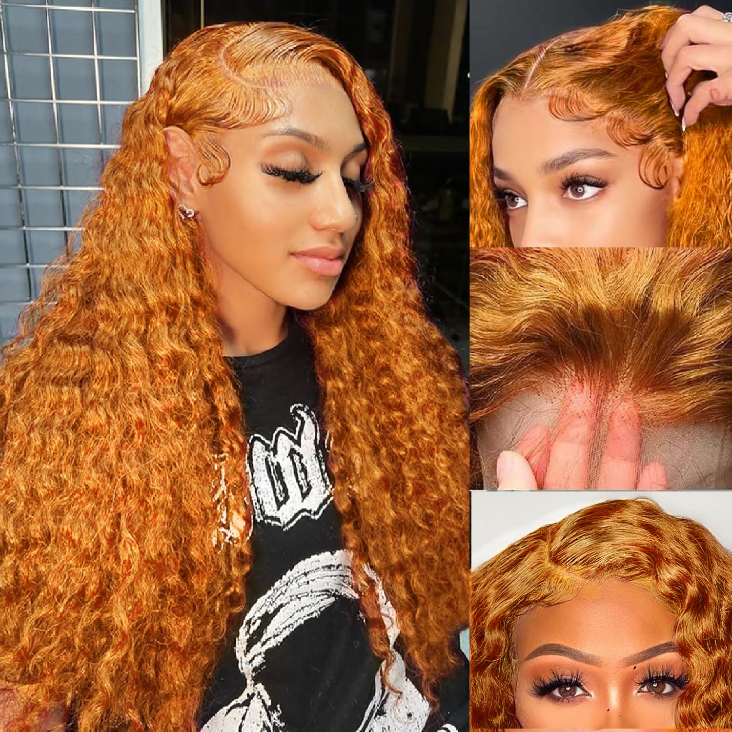 ginger wig human hair