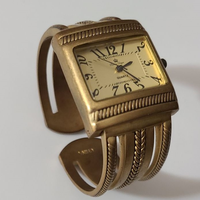 bronze watch bracelet