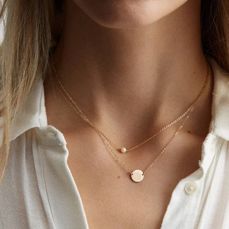 layered necklaces