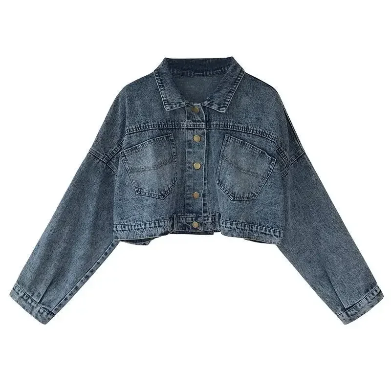 cropped denim jacket