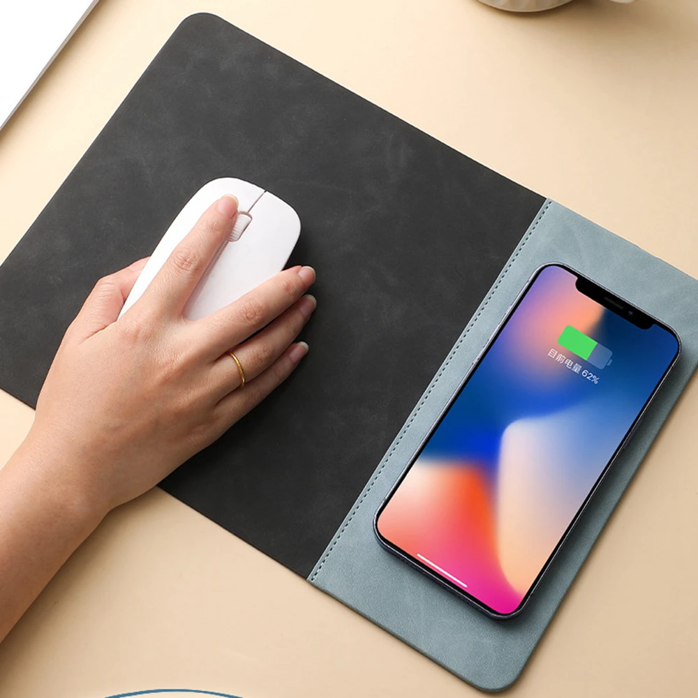 wireless charging mouse pad