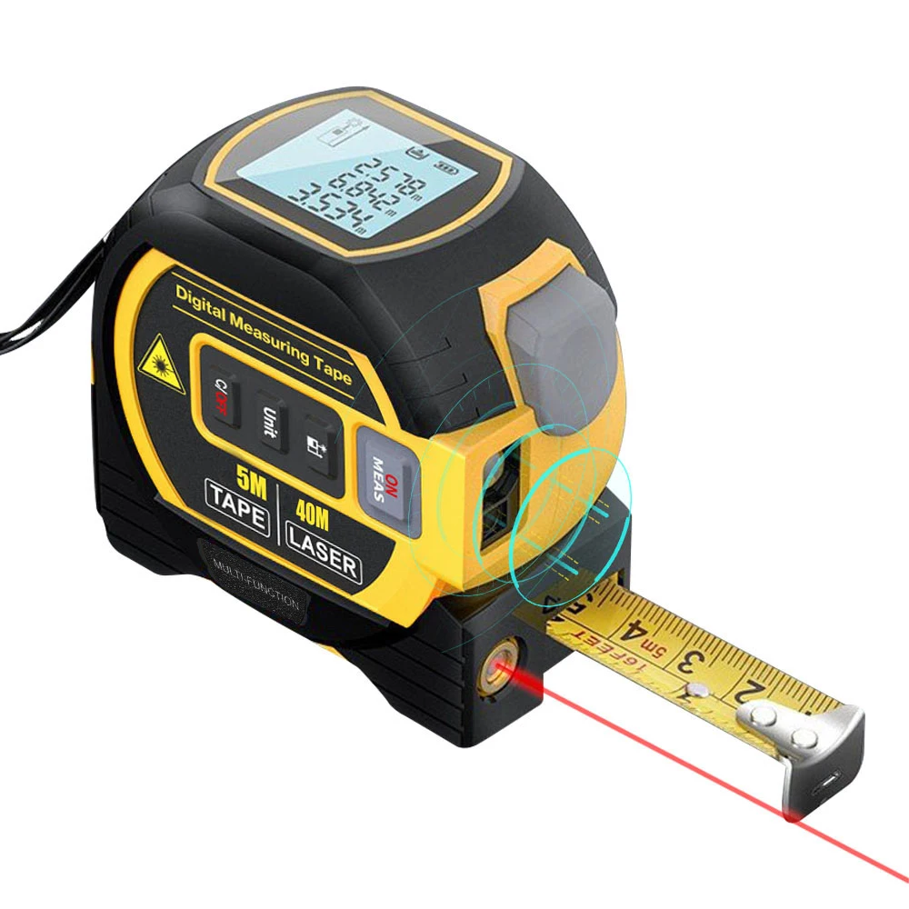 digital tape measure with laser