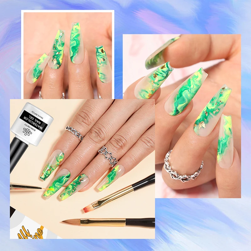 green nail polish