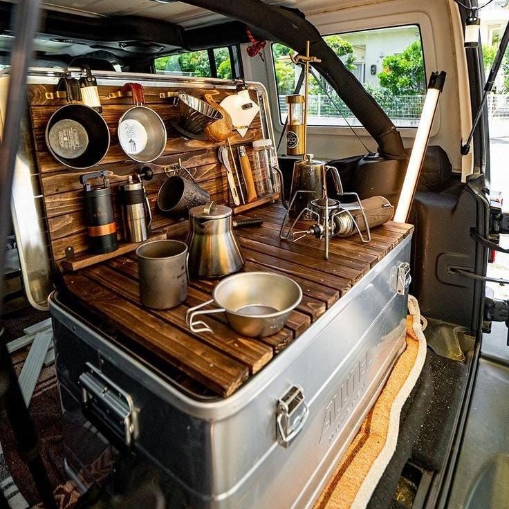 camp kitchen setup