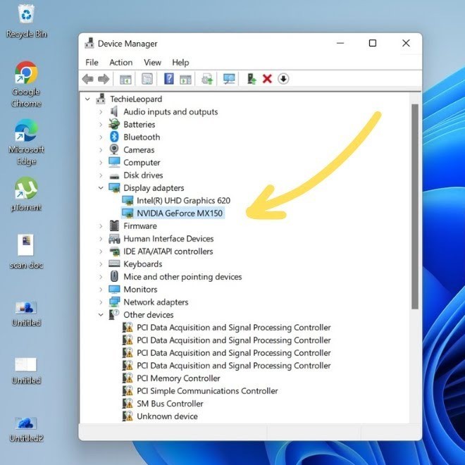 how to check graphics card windows 11