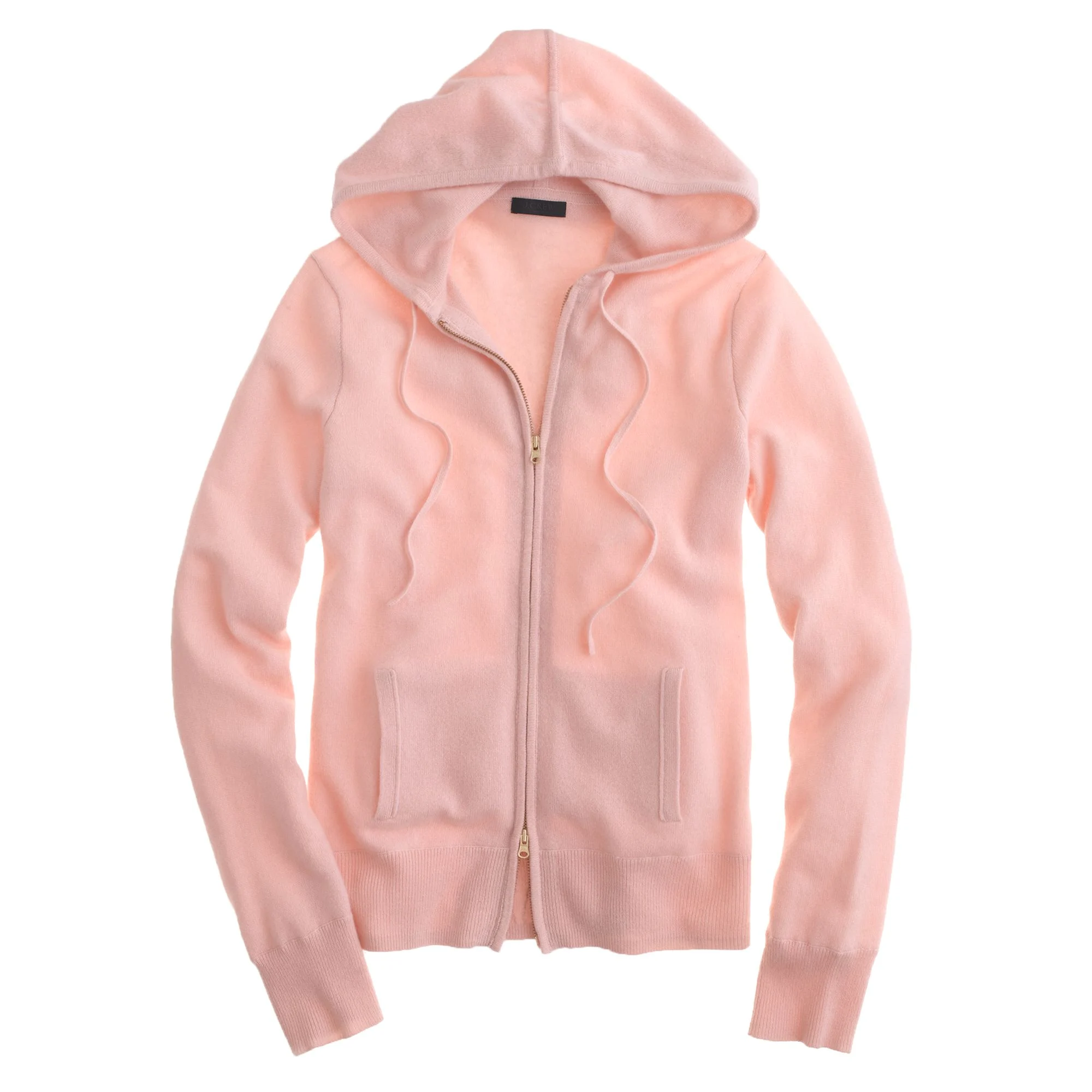 pink zip up hoodie