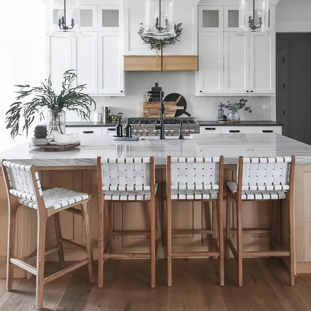 large kitchen island
