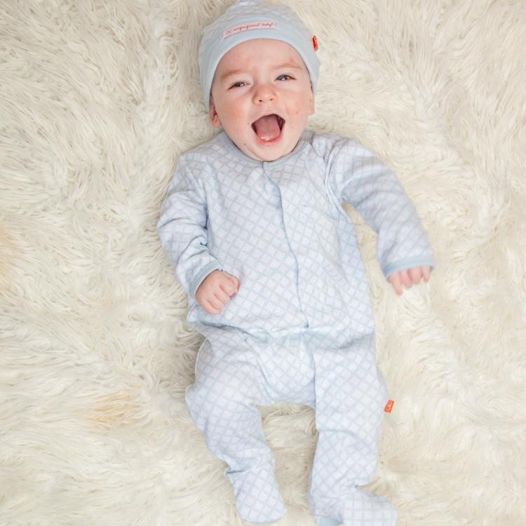magnetic onesie baby