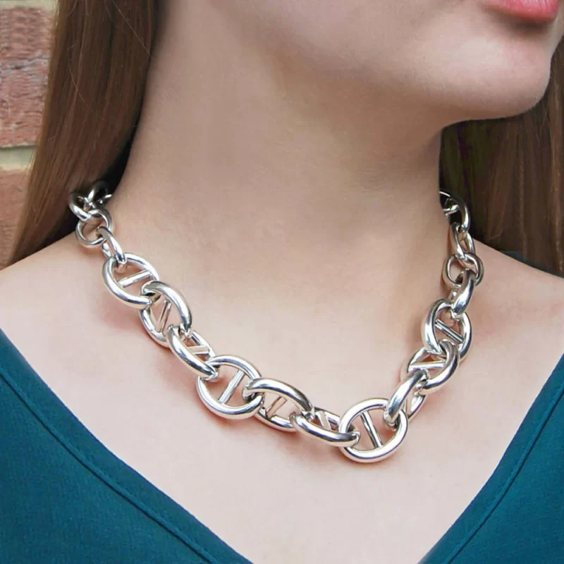silver necklaces
