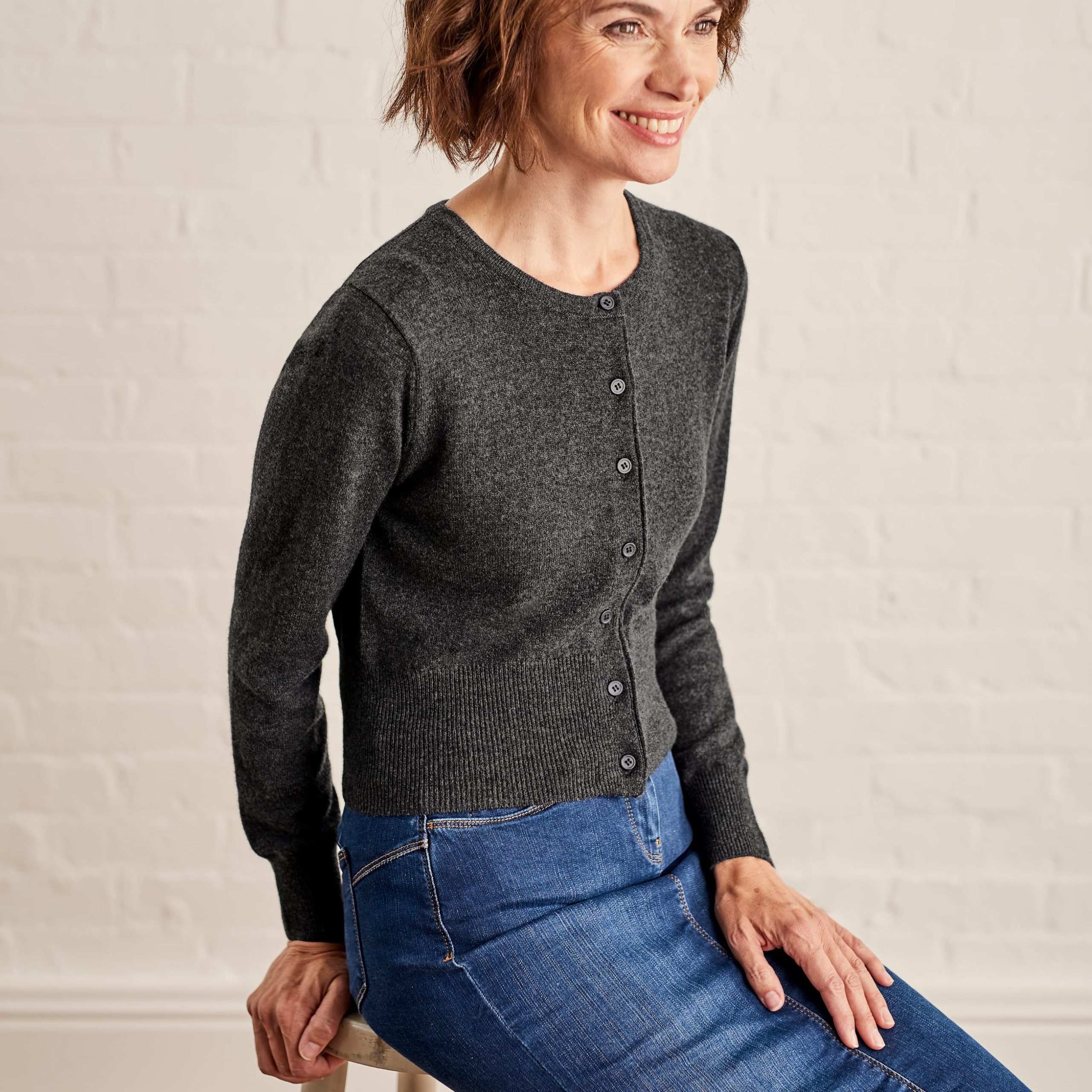 cropped sweater cardigan